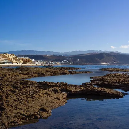 דירה 2 Mins From - Workstations - Parking - Bikes לאס פאלמס דה גראן קנאריה